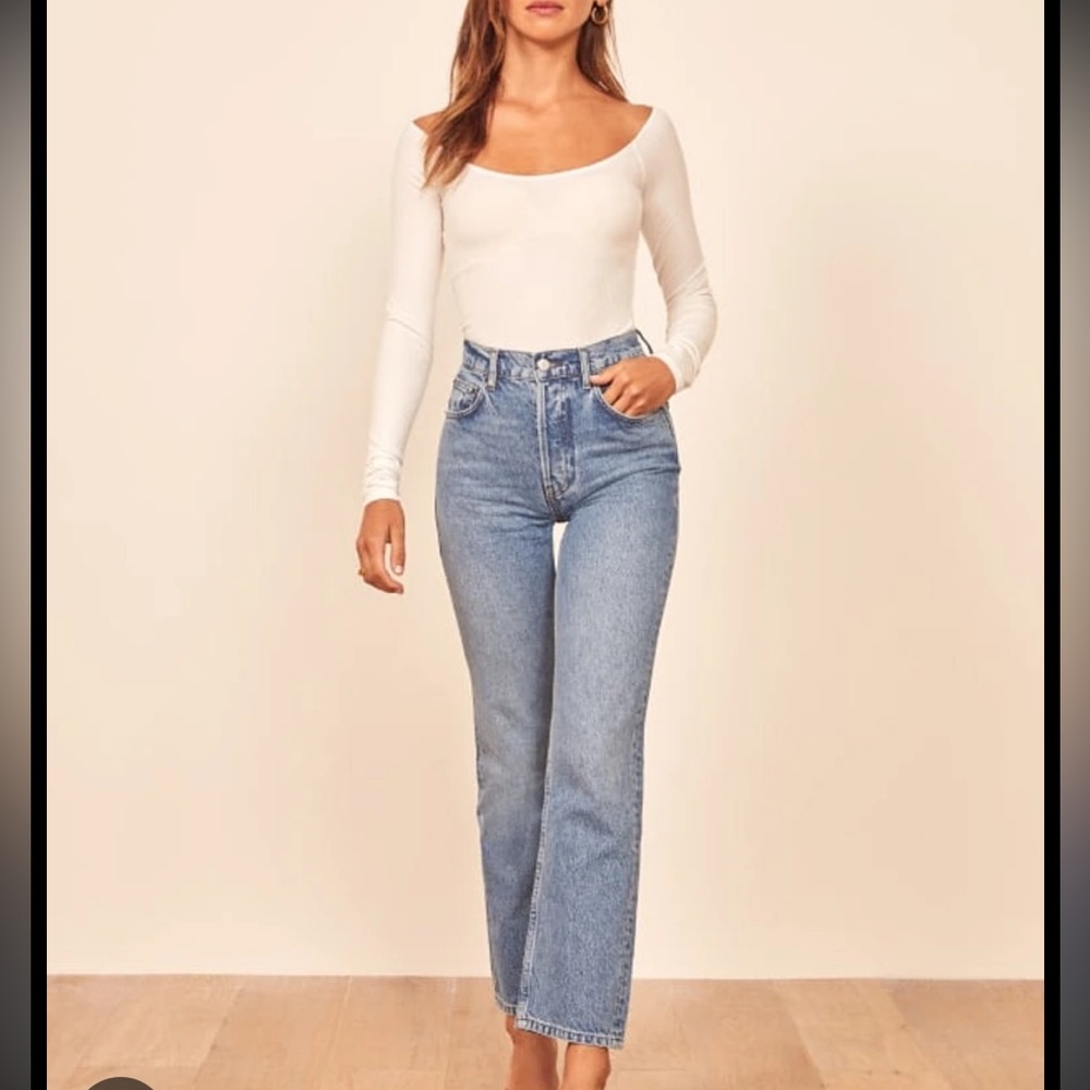 Reformation Straight Leg Jeans - Colorado